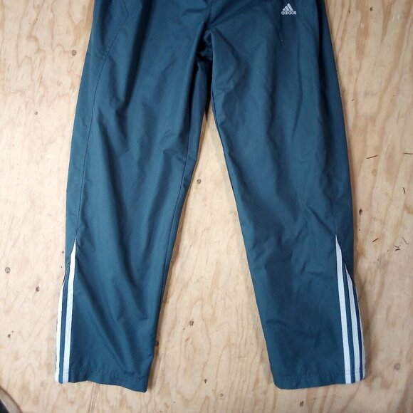 Vintage Adidas Striped Mesh Lined Wind Pants Joggers - Picture 3 of 9